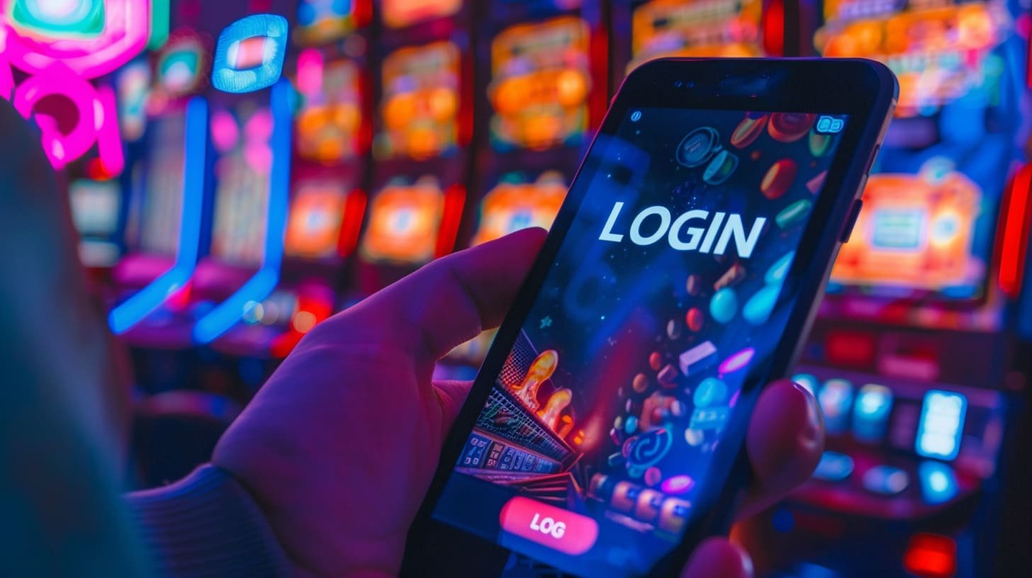 Tampilan lobby kasino tri7 dengan berbagai pilihan permainan slot dan meja